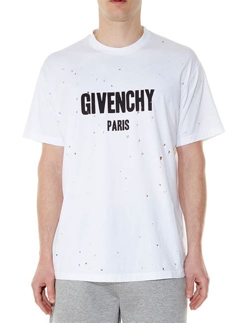 t-shirt givenchy paris homme|givenchy oversized t shirt.